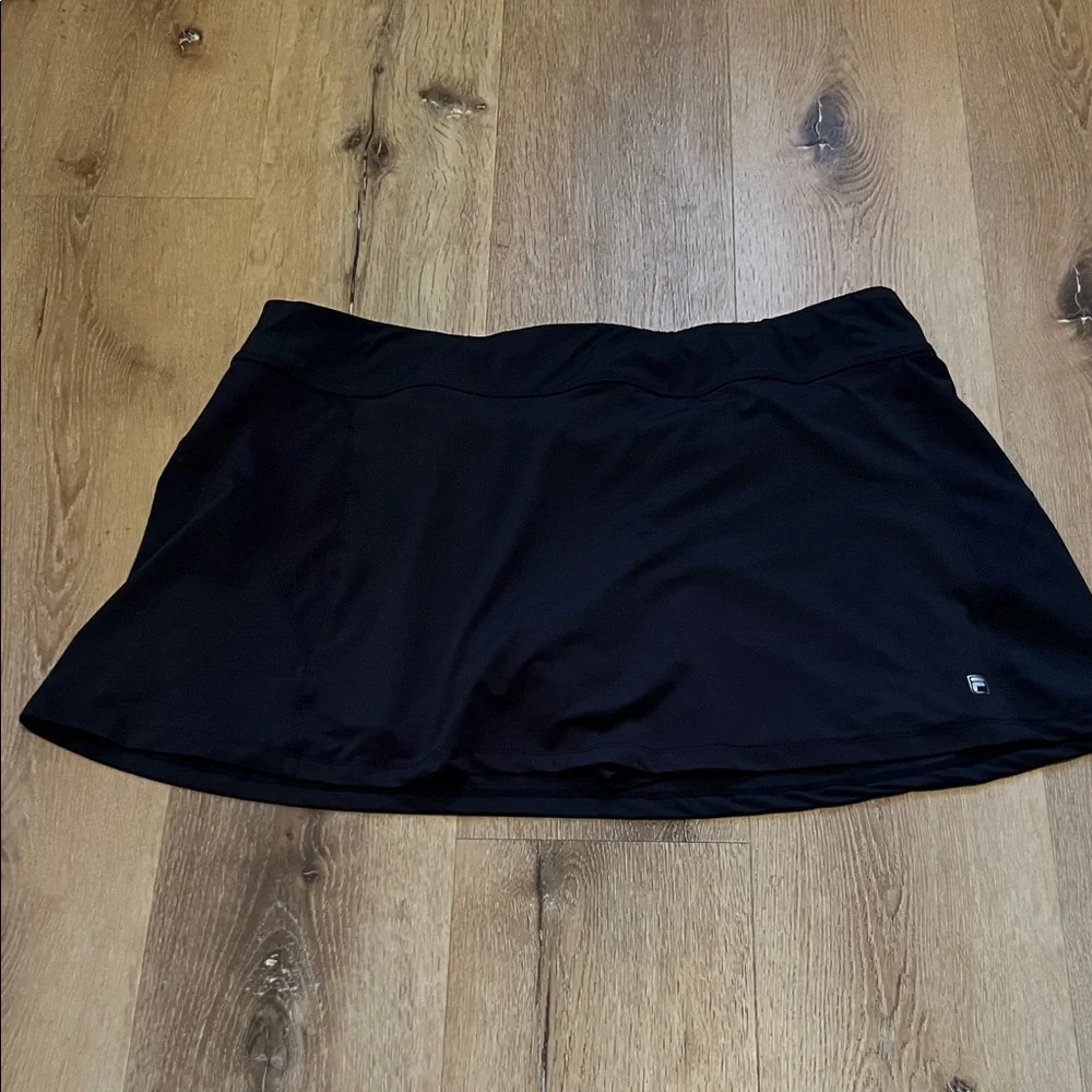 Black Women's Fila Tennis Skort XXL
